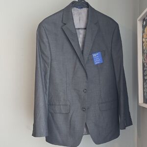 🆕️ Apt. 9 Gray Blazer Regular Fit 40R NWT